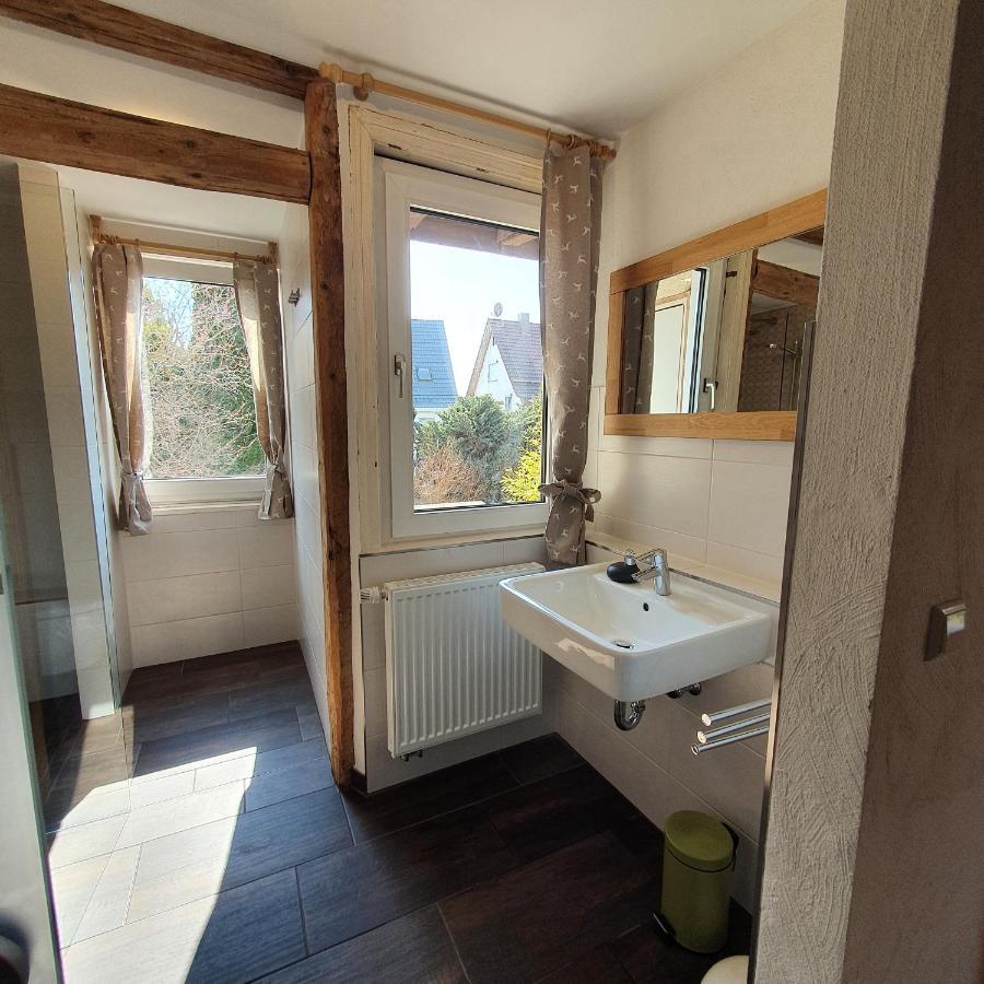Alte Backstube - Ferienwohnung Huettenstube Und Ferienzimmer Auszeit Erkenbrechtsweiler Екстериор снимка