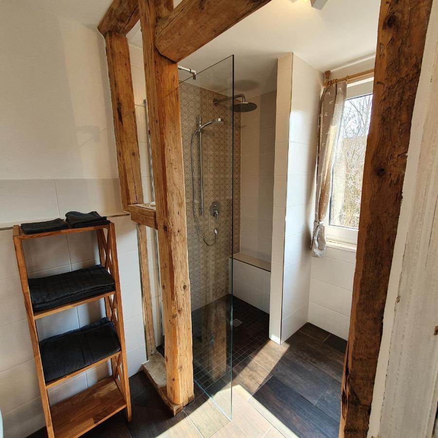 Alte Backstube - Ferienwohnung Huettenstube Und Ferienzimmer Auszeit Erkenbrechtsweiler Екстериор снимка